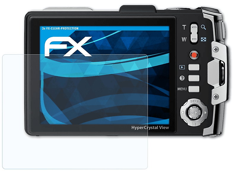 ATFOLIX 3x FX-Clear Displayschutz(für Olympus TG-810)
