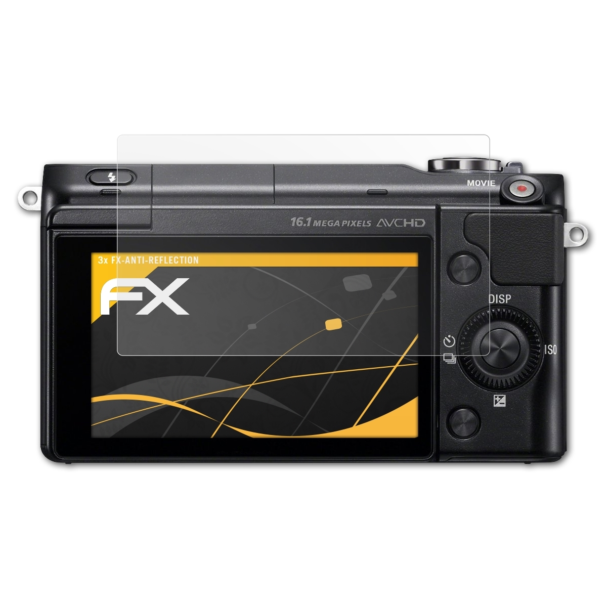 ATFOLIX 3x NEX-3N) FX-Antireflex Displayschutz(für Sony