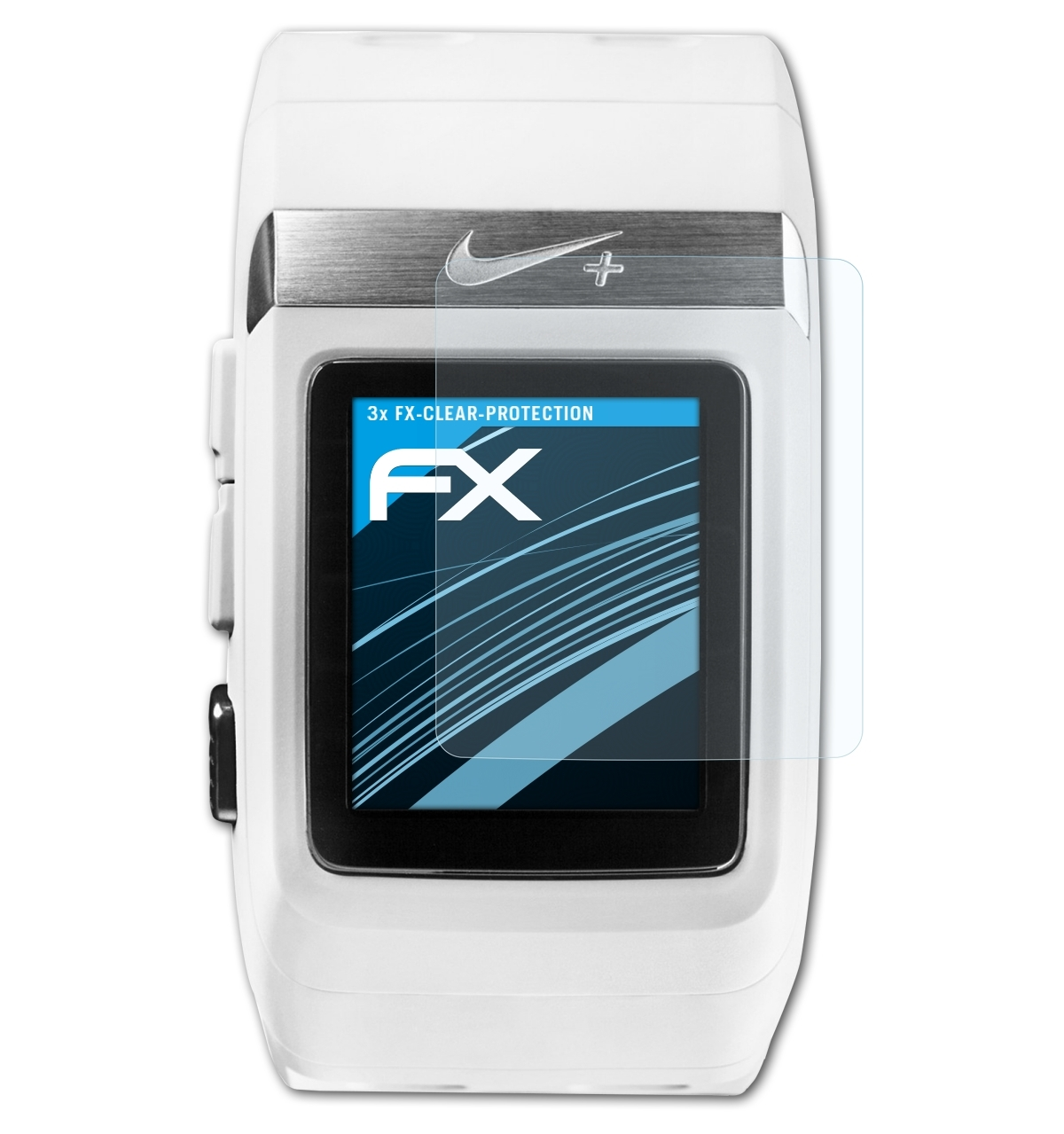 ATFOLIX 3x FX-Clear SportWatch Displayschutz(für GPS) TomTom