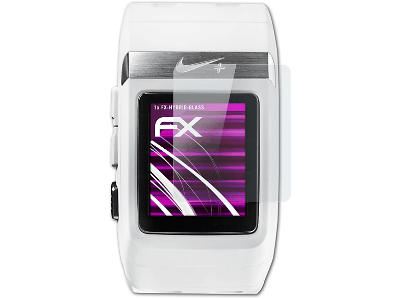 ATFOLIX FX-Hybrid-Glass Schutzglas(für TomTom SportWatch GPS)