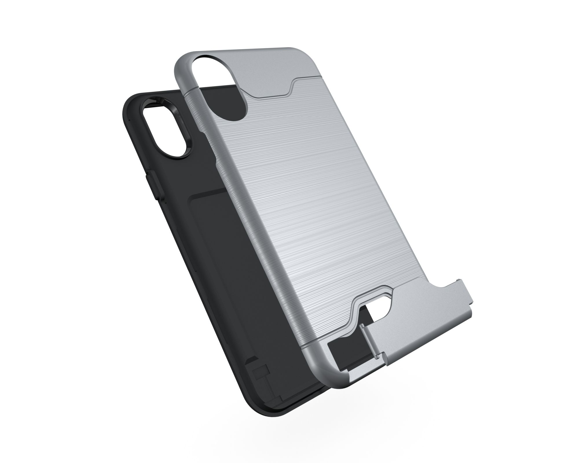 LOBWERK Hülle, Grau iPhone Apple, 5.8 Zoll, X Backcover