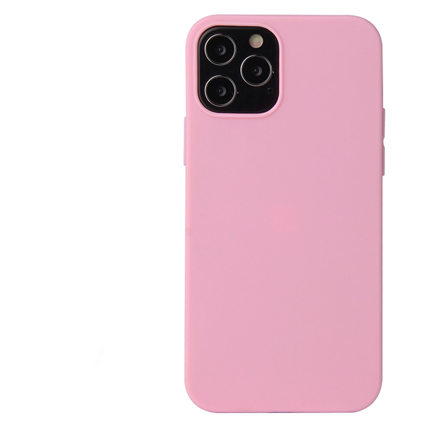 LOBWERK Hülle, Zoll iPhone Backcover, 6.1 Rosa Apple, 2020, Pro 12
