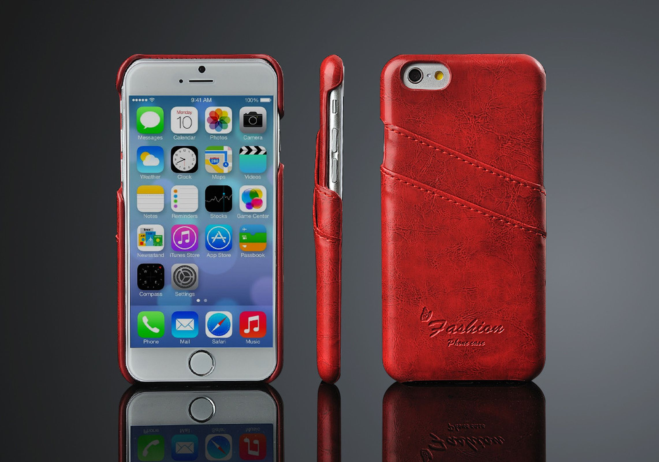 LOBWERK Hülle, Apple, 5.5 Plus Rot 8 Zoll, Backcover, iPhone