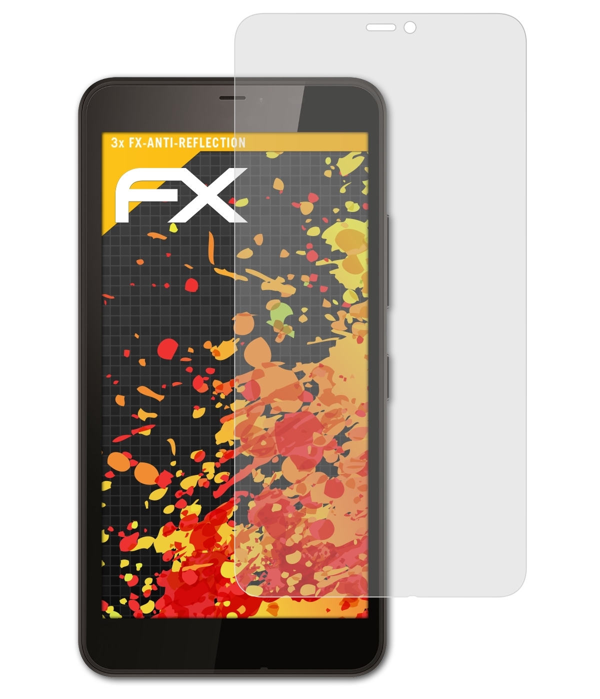 XL) 3x Displayschutz(für ATFOLIX FX-Antireflex Lumia Microsoft 640