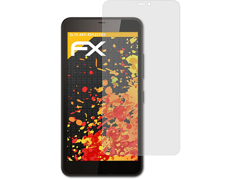 ATFOLIX Microsoft XL) Displayschutz(für Lumia FX-Antireflex 3x 640