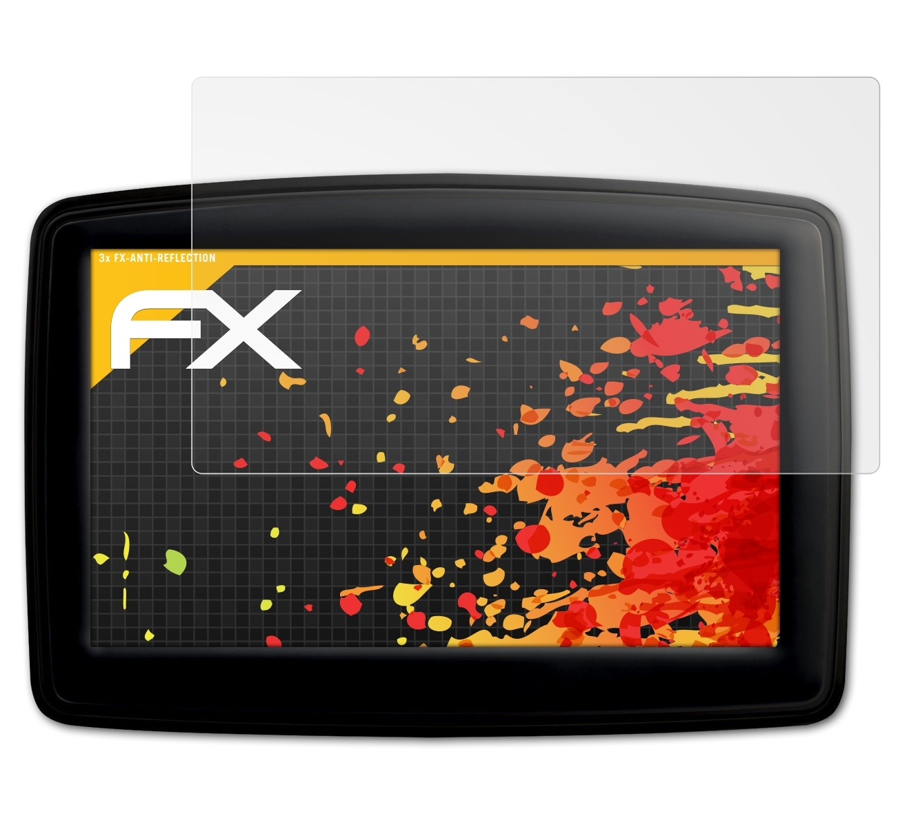 Routes Displayschutz(für TomTom 3x FX-Antireflex IQ XL Europe) ATFOLIX