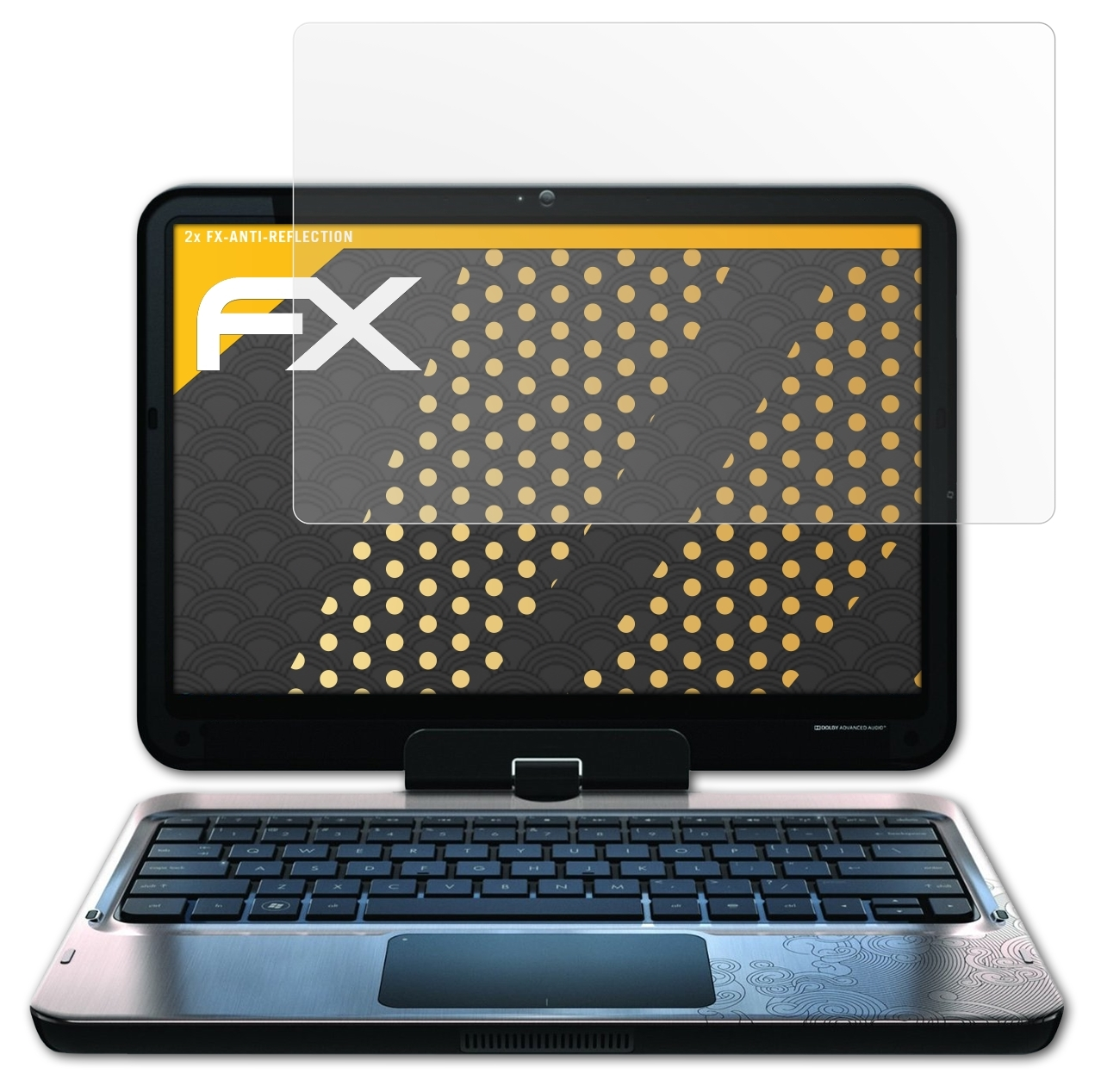 ATFOLIX 2x FX-Antireflex TouchSmart tm2-1010ea) HP Displayschutz(für