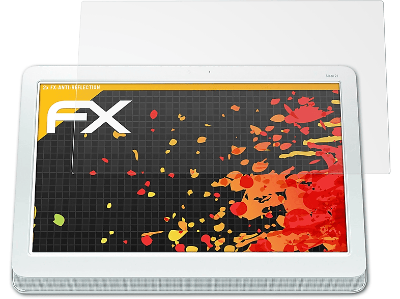 ATFOLIX 2x FX-Antireflex Displayschutz(für HP 21) Slate