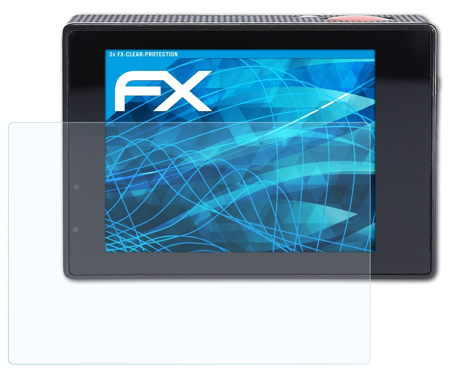 Displayschutz(für Rollei 3x ATFOLIX 525) Actioncam FX-Clear