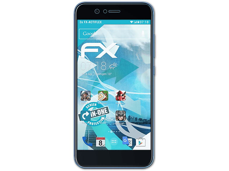 FX-ActiFleX Huawei Displayschutz(für 2) ATFOLIX 3x Nova