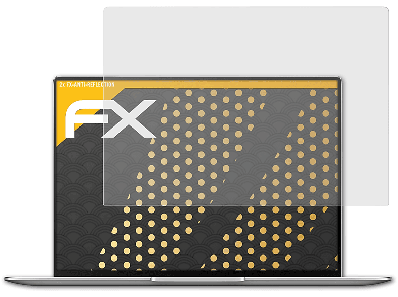 ATFOLIX 2x FX-Antireflex Displayschutz(für (2020)) MateBook X Huawei Pro