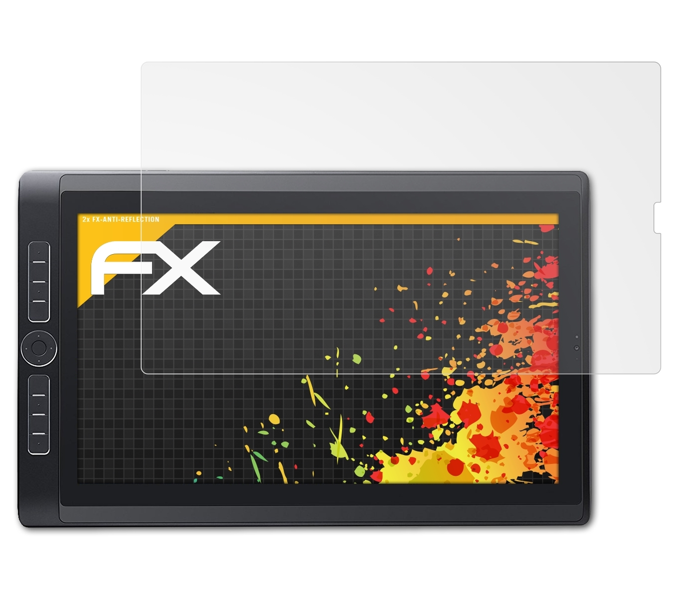 ATFOLIX 2x MobileStudio Wacom Pro FX-Antireflex Displayschutz(für 16)