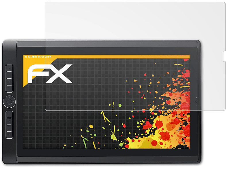 ATFOLIX 2x FX-Antireflex Displayschutz(für Wacom MobileStudio Pro 16)