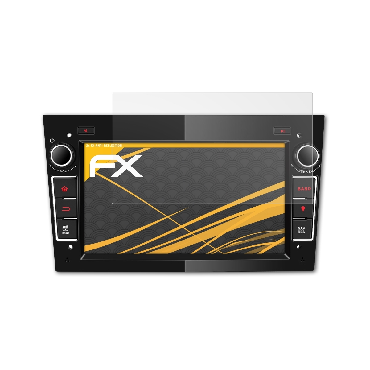 FX-Antireflex Displayschutz(für 2x 7 Inch) ND0473B Pumpkin ATFOLIX