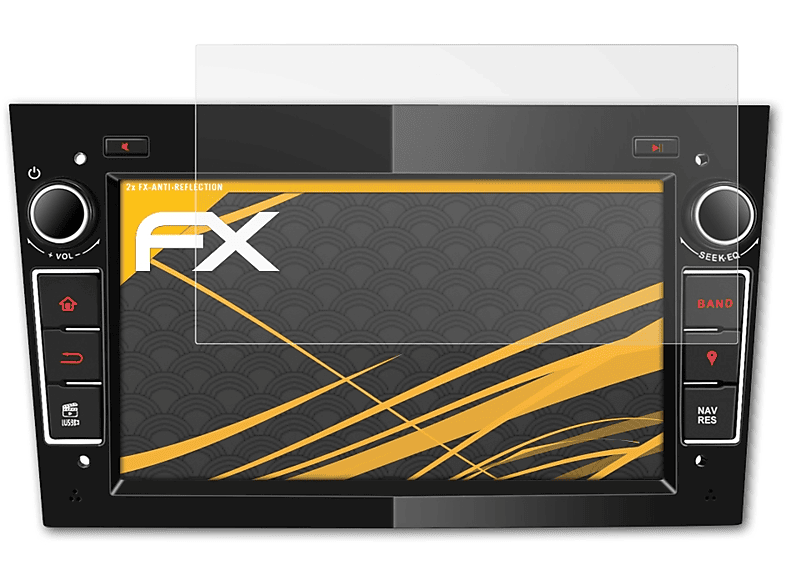 FX-Antireflex Displayschutz(für 2x 7 Inch) ND0473B Pumpkin ATFOLIX