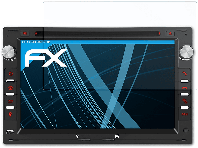 ATFOLIX 2x ND0377B Displayschutz(für 7 Inch) Pumpkin FX-Clear