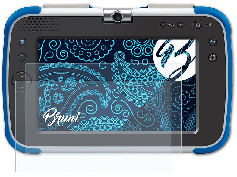 BRUNI 2x Basics-Clear Schutzfolie(für VTech Storio MAX XL 2.0)