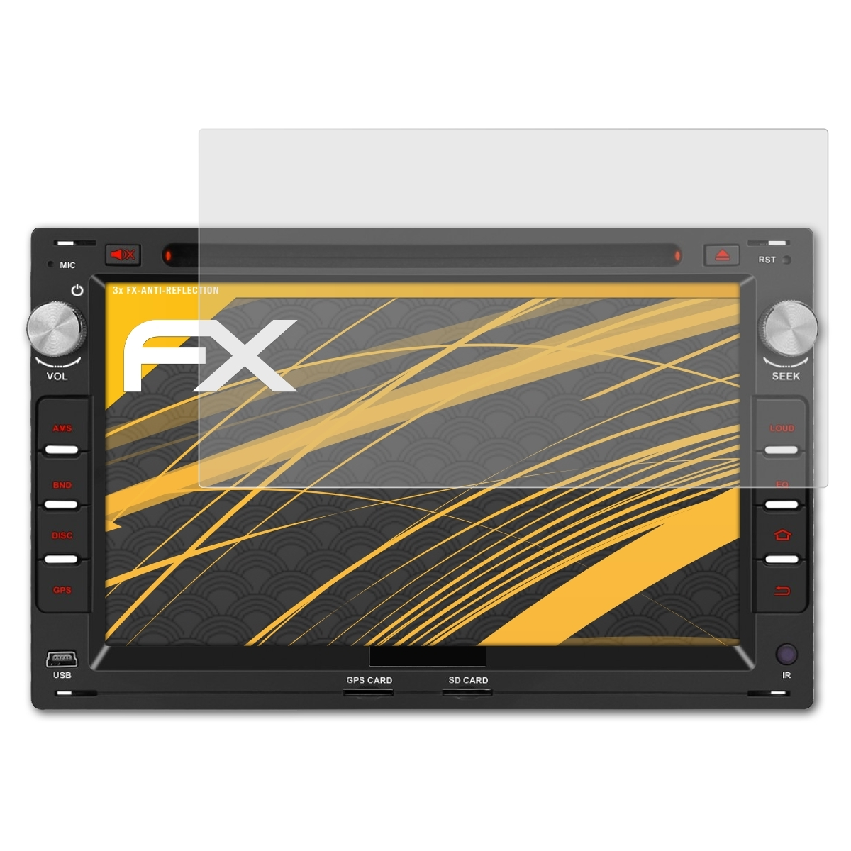 ATFOLIX 3x FX-Antireflex AA0407B Displayschutz(für Pumpkin Inch) 7