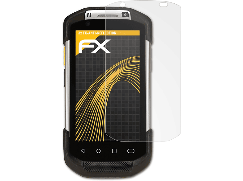 ATFOLIX 3x FX-Antireflex Displayschutz(für Zebra TC77)