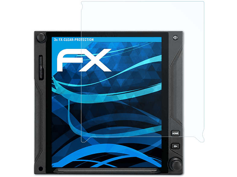ATFOLIX 3x FX-Clear Displayschutz(für Garmin GTN 750Xi) | Navi-Taschen & -Schutzfolien