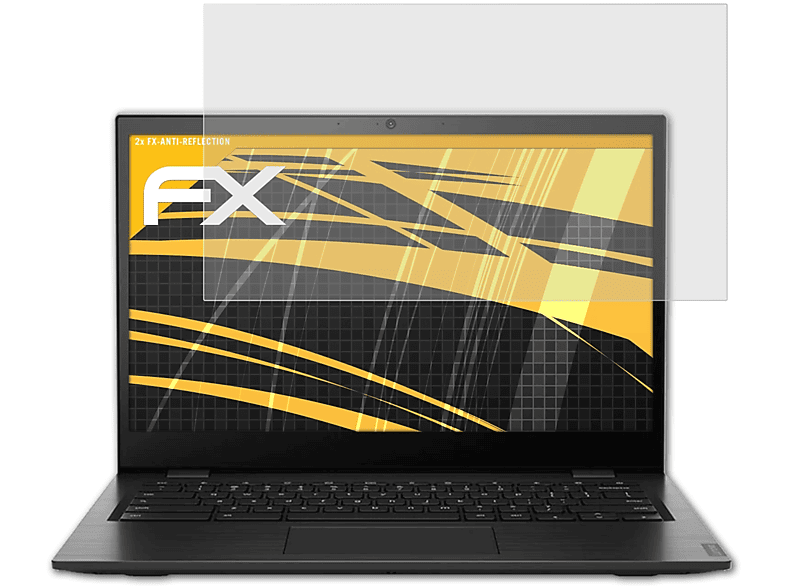 ATFOLIX 2x FX-Antireflex Displayschutz(für Lenovo 14e Chromebook) | Pflege & Schutz