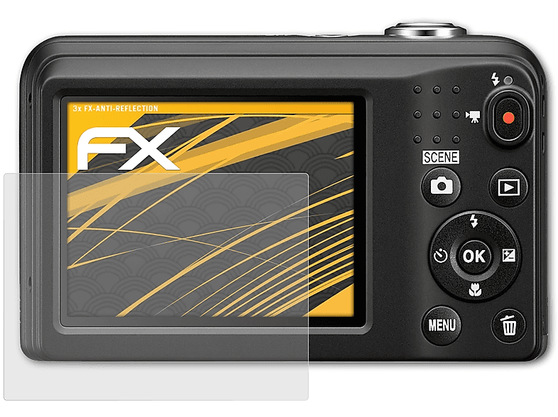 ATFOLIX 3x FX-Antireflex Displayschutz(für Nikon Coolpix A10)
