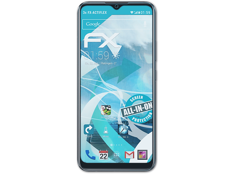 Realme FX-ActiFleX 3x Displayschutz(für C25) ATFOLIX