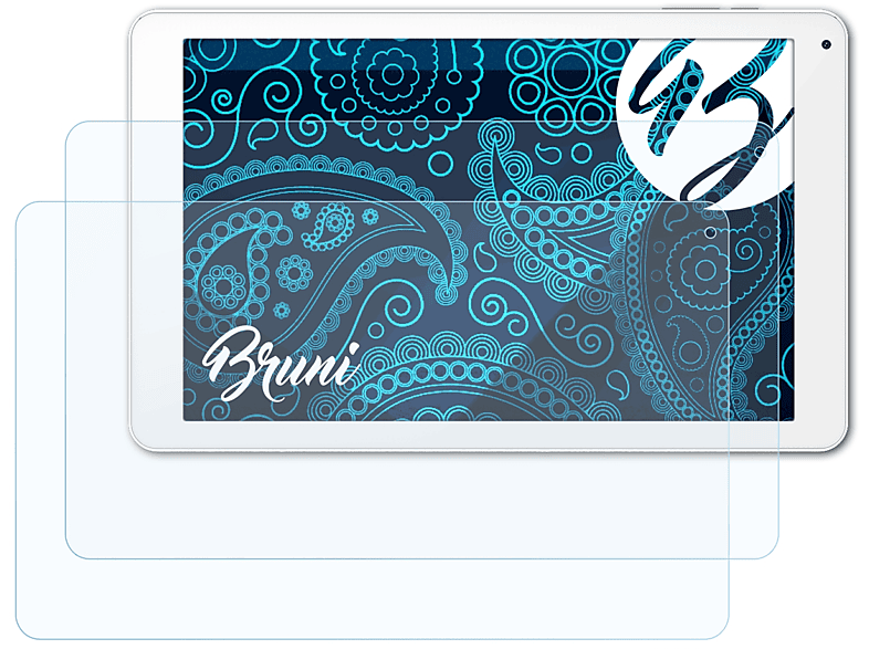 BRUNI 2x Basics-Clear 101 3G) Schutzfolie(für Archos Platinum