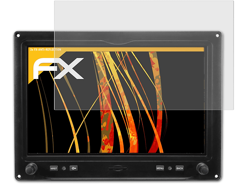 ATFOLIX 3x FX-Antireflex Displayschutz(für Garmin G3X Touch (10.6 Inch))