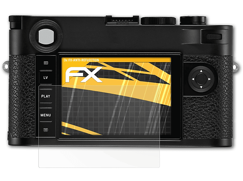 ATFOLIX 3x FX-Antireflex Displayschutz(für Leica M10)