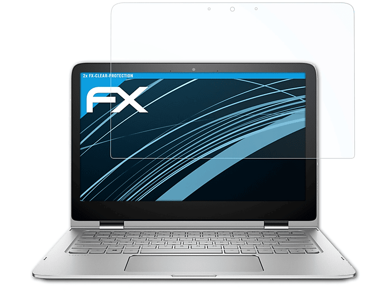 ATFOLIX 2x FX-Clear Displayschutz(für HP Spectre x360 13-4157ng)