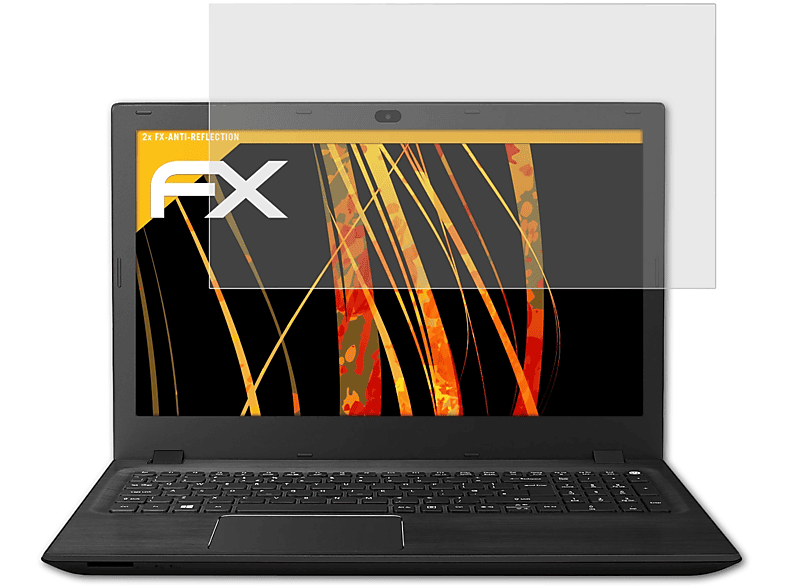 ATFOLIX 2x FX-Antireflex Displayschutz(für Acer Aspire F 15)