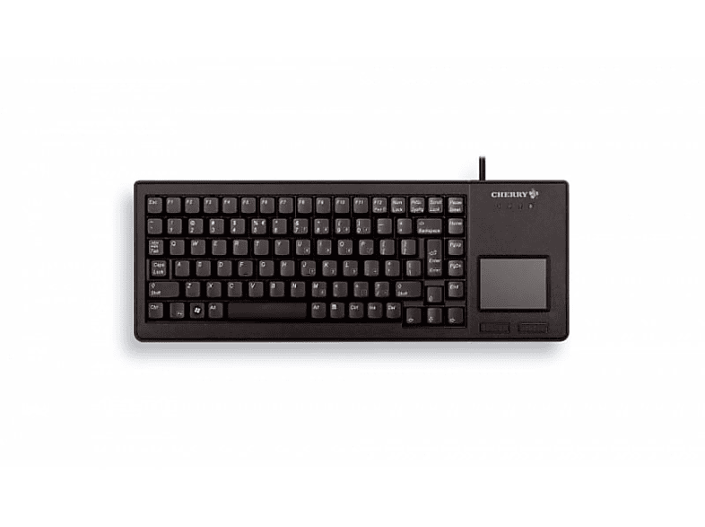 Teclado con cable CHERRY XS Touchpad Keyboard, Con cable, Negro