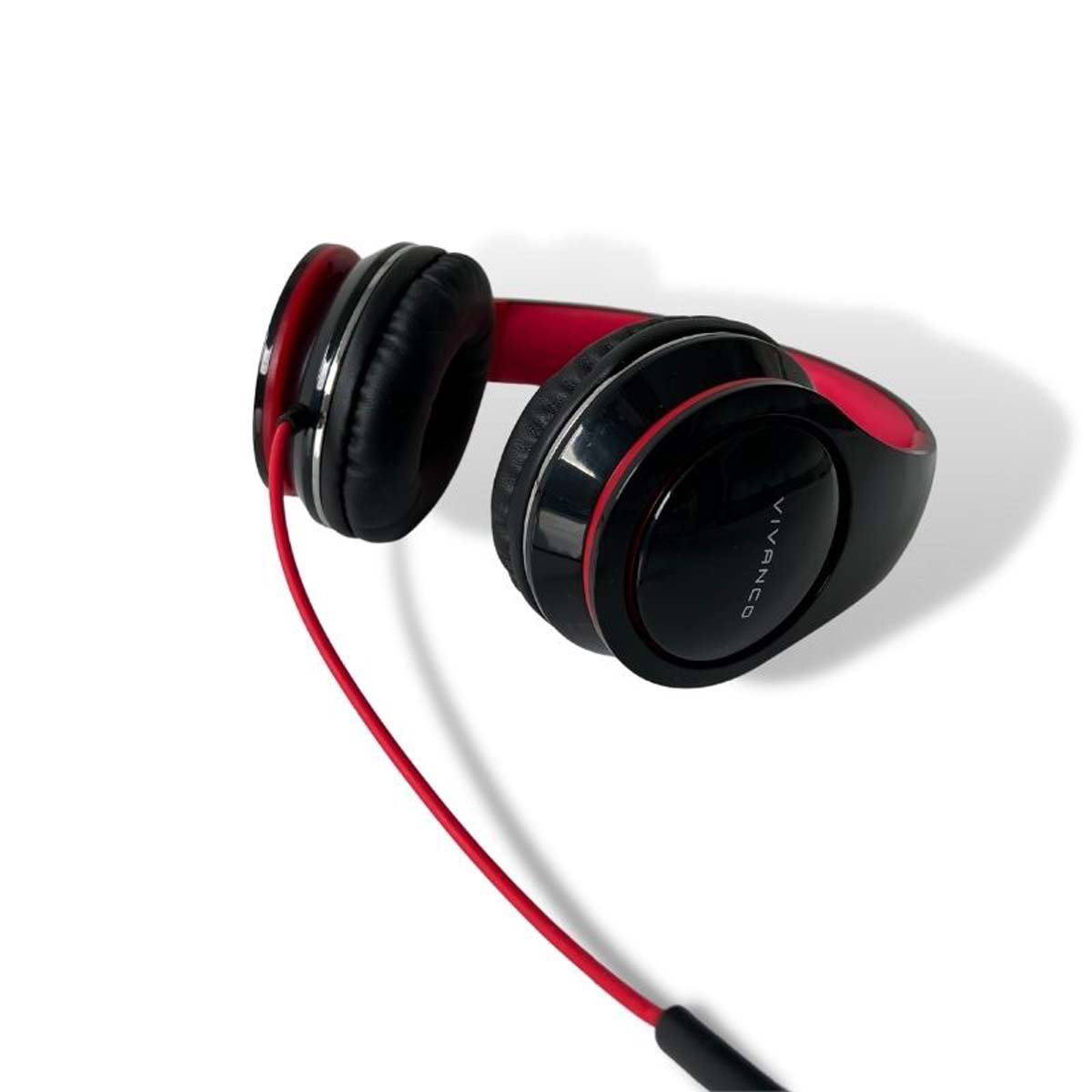 VIVANCO 37572, On-ear Ohraufliegende Kopfhörer Rot