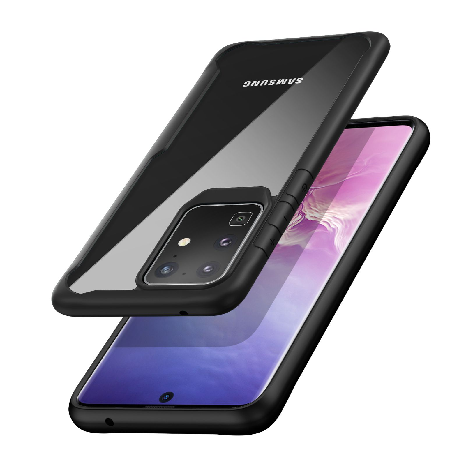 Galaxy Samsung, Hülle, LOBWERK Backcover, S20 Ultra Zoll, 6.9 Schwarz
