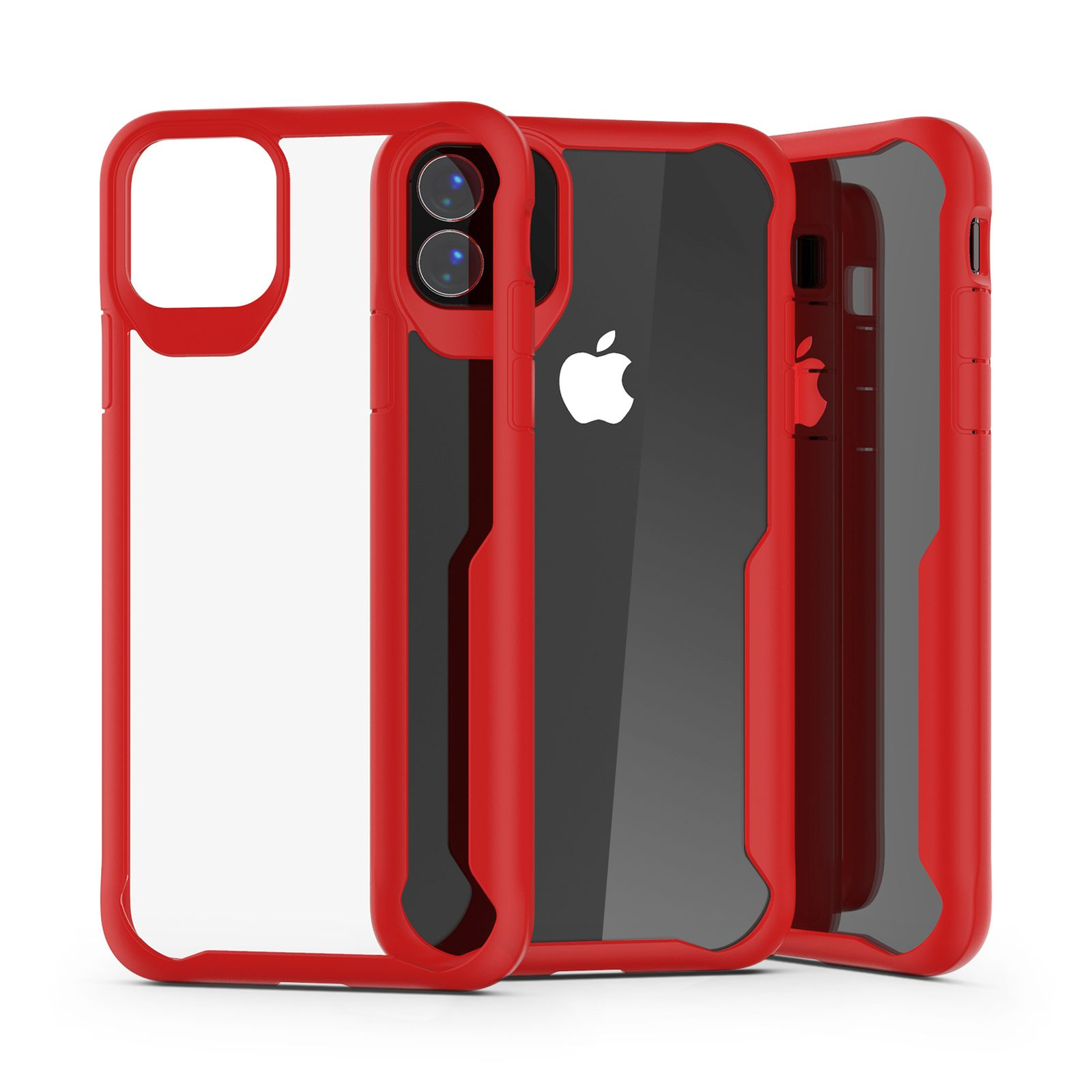 LOBWERK Hülle, 2019 Rot iPhone Zoll, Pro Backcover, Apple, 6.5 Max XI 11