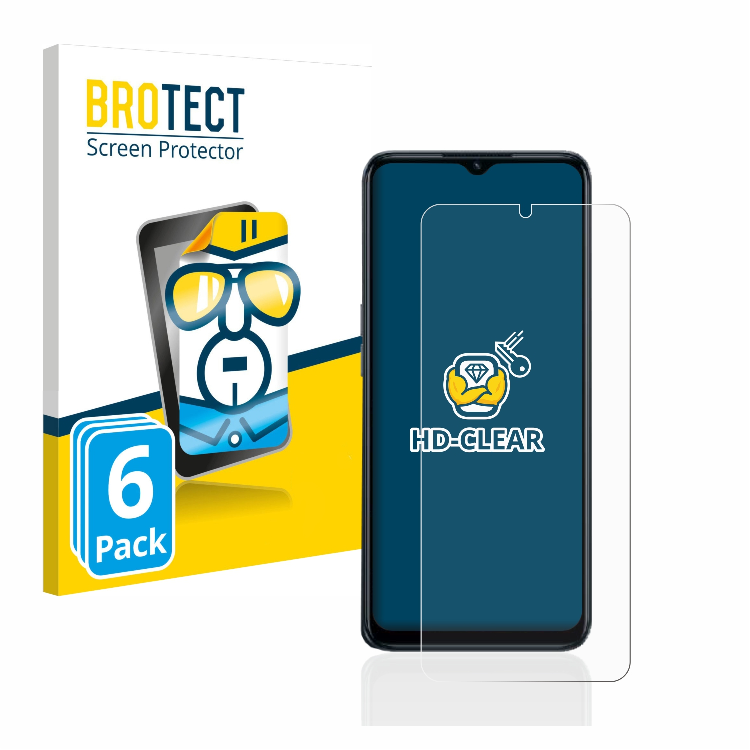 BROTECT 6x klare Schutzfolie(für N300 OnePlus Nord 5G)