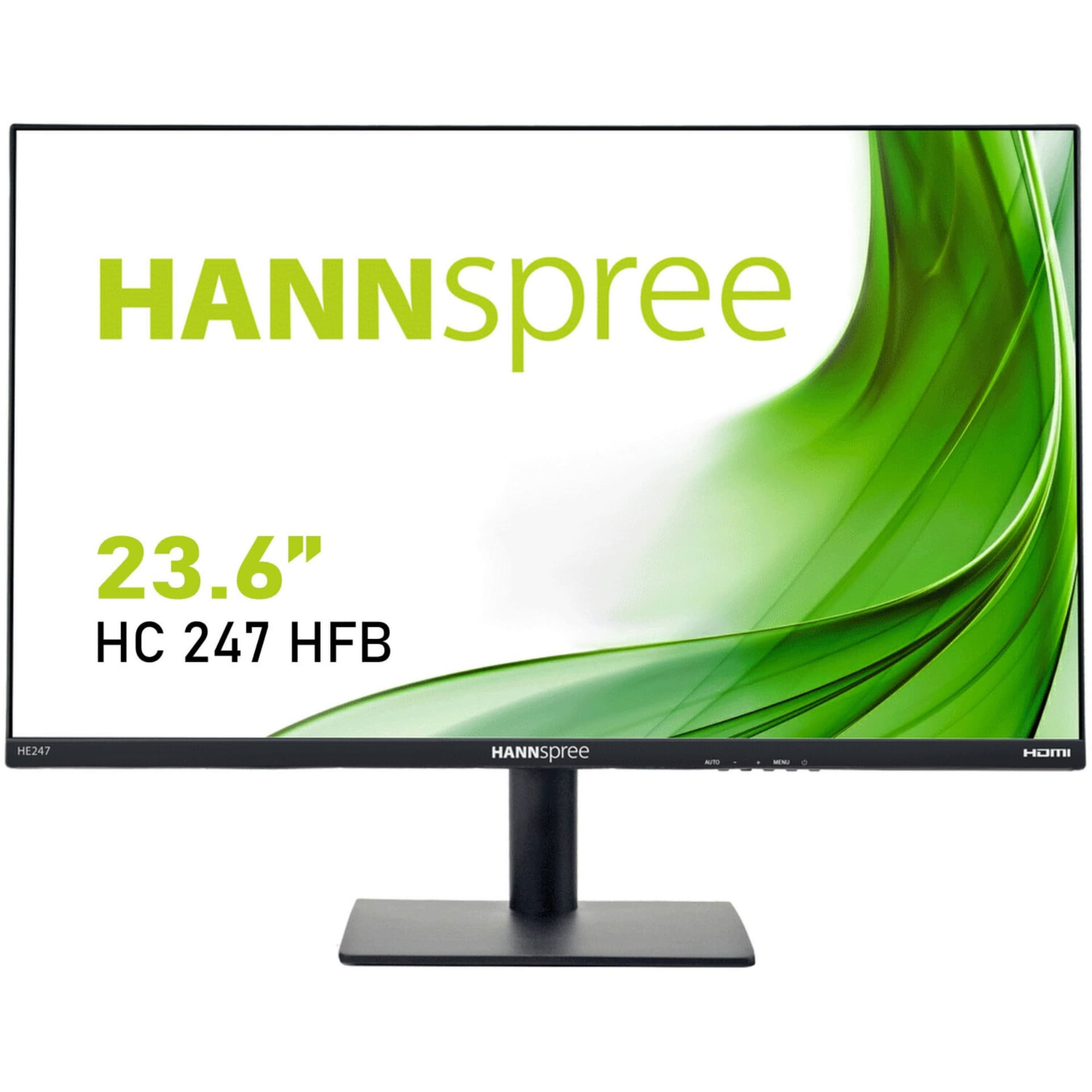 Monitor - HE247HFB HANNSPREE, 23,60 ", Full-HD, 5 ms, HDMI 1.4, VGA, Salida de Auriculares, Negro