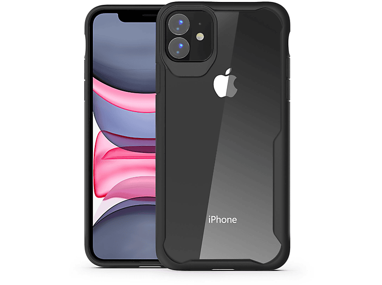 LOBWERK Hülle, Backcover, Apple, iPhone 11 Pro XI 2019 5.8 Zoll, Schwarz
