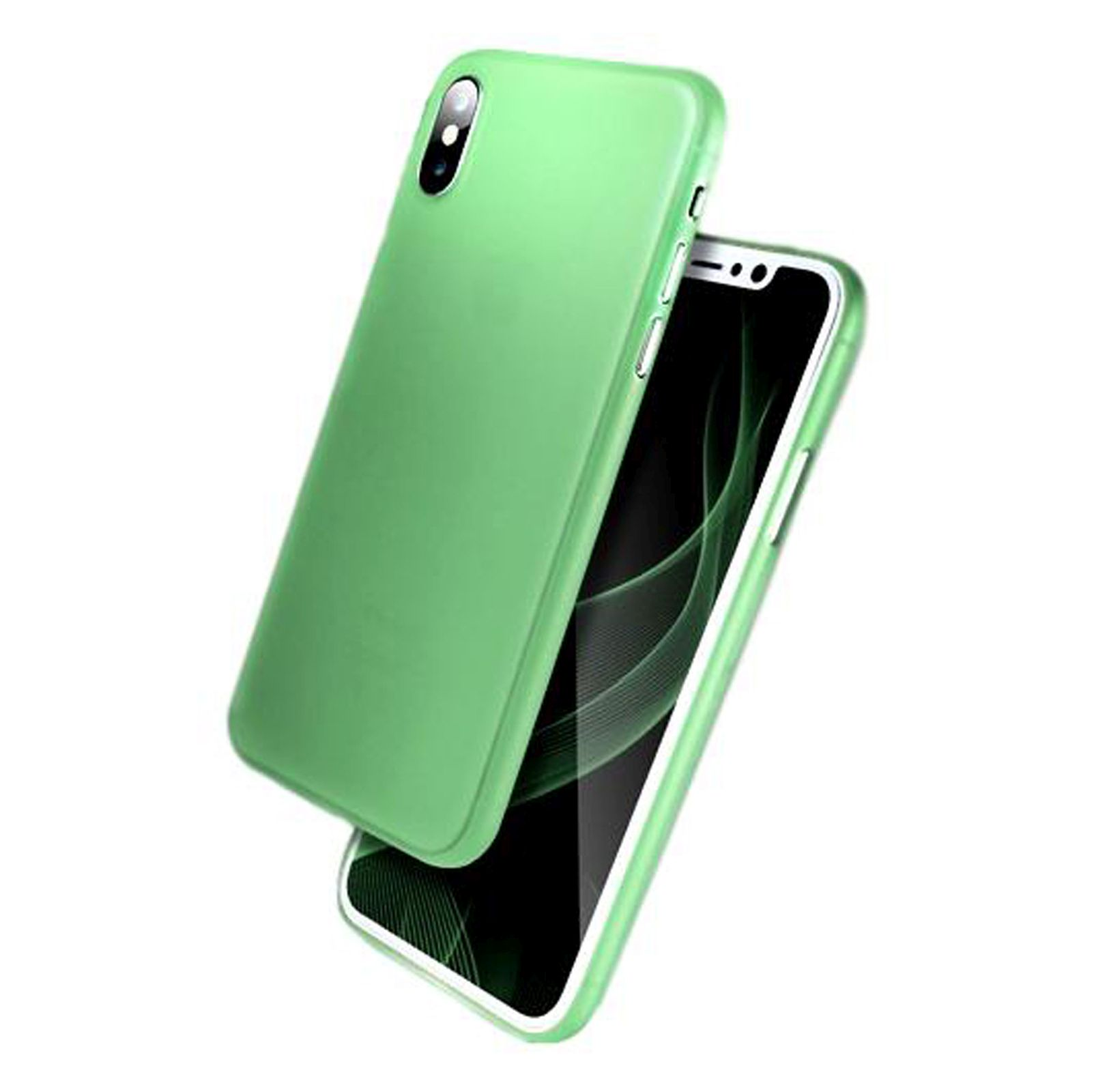 XR Backcover, 6.1 LOBWERK Apple, Grün iPhone Zoll, Hülle,