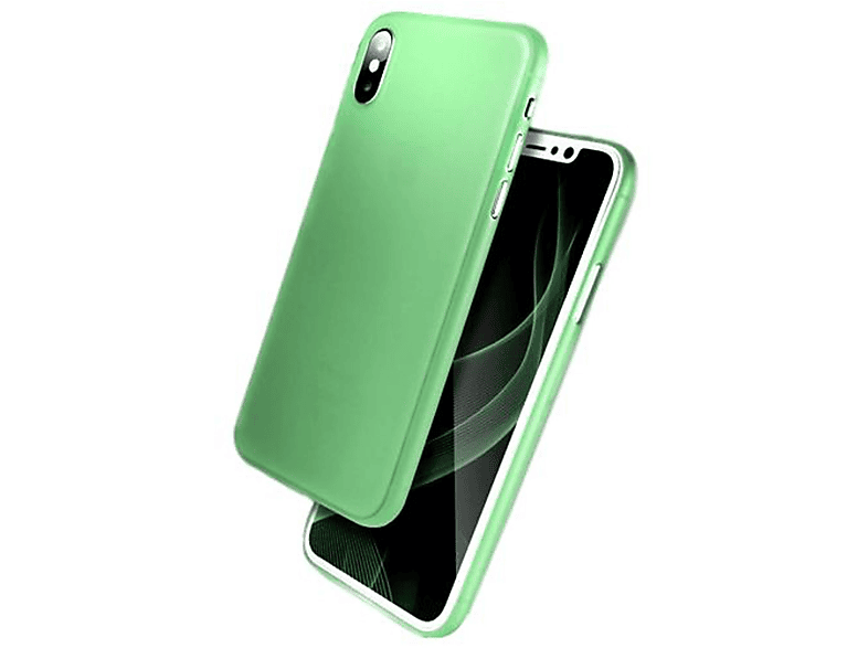 XR Backcover, 6.1 LOBWERK Apple, Grün iPhone Zoll, Hülle,