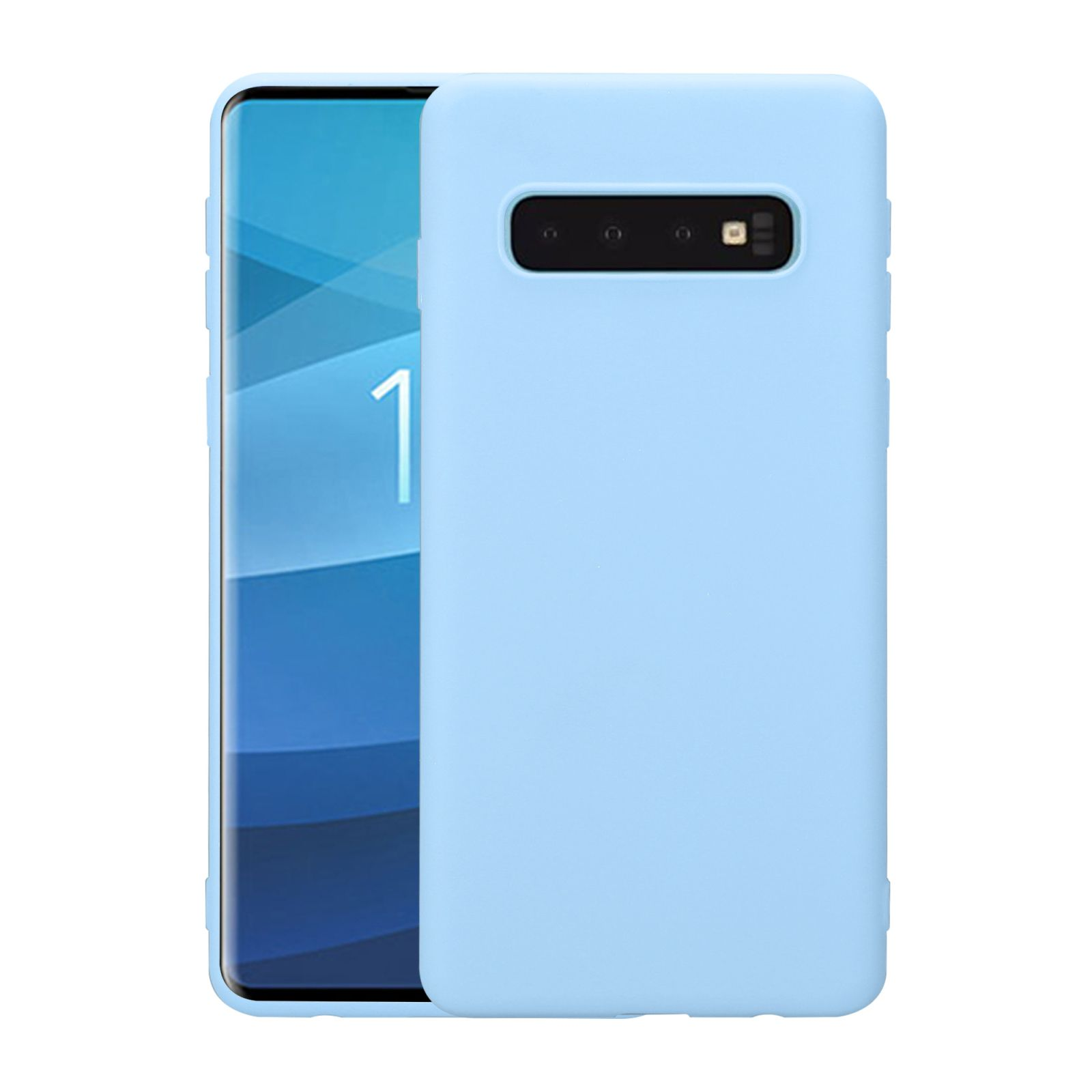 Blau S10 Hülle, Galaxy Backcover, SM-G973 Zoll, LOBWERK 6.1 Samsung,