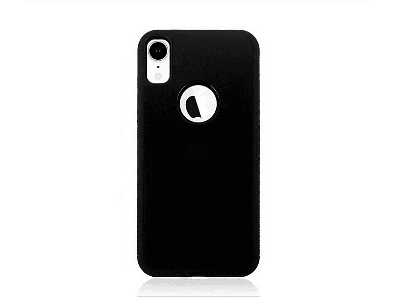 6.1 Apple, LOBWERK iPhone Backcover, XR Zoll, Schwarz Hülle,