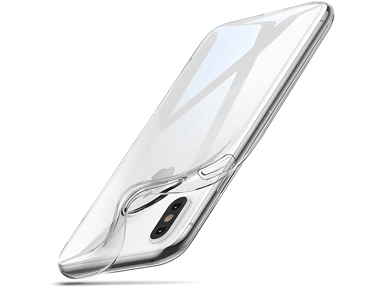 LOBWERK Hülle, Backcover, Apple, iPhone XS Zoll, Transparent Max 6.5