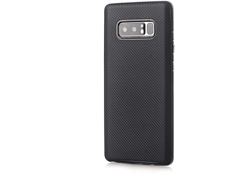 LOBWERK Hülle, Backcover, Apple, Samsung Note 6.3 Schwarz 8 Galaxy (SM-N950F) Zoll