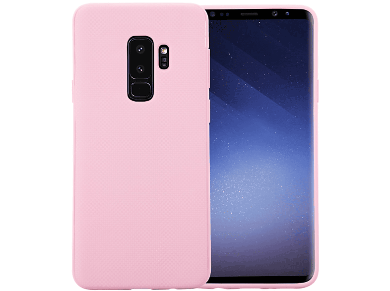 LOBWERK Hülle, Backcover, Samsung, Pink S9 6.2 Zoll, Plus SM-G965 Galaxy
