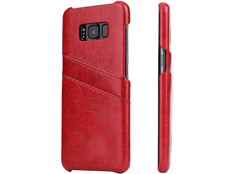 LOBWERK Hülle, 5.8 Samsung, S8 Backcover, Galaxy Zoll, Rot
