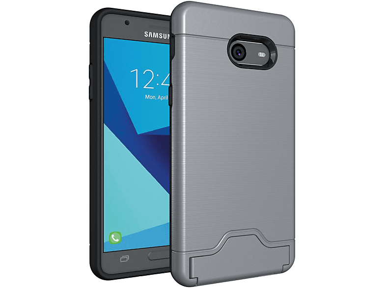 LOBWERK Hülle, Backcover, Samsung, Galaxy J5 2017 4.8 Zoll SM-J500F (USA VERSION), Grau