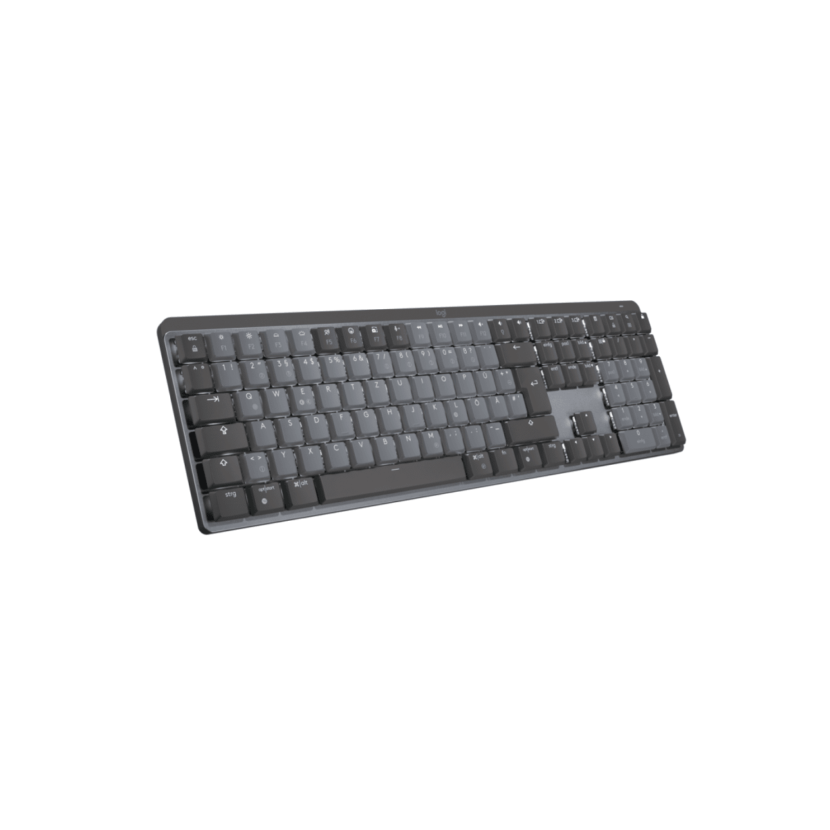 Teclado Inalámbrico LOGITECH MX Mechanical Alemán, Inalámbrico, Teclas  iluminadas, idioma: DE, Gris