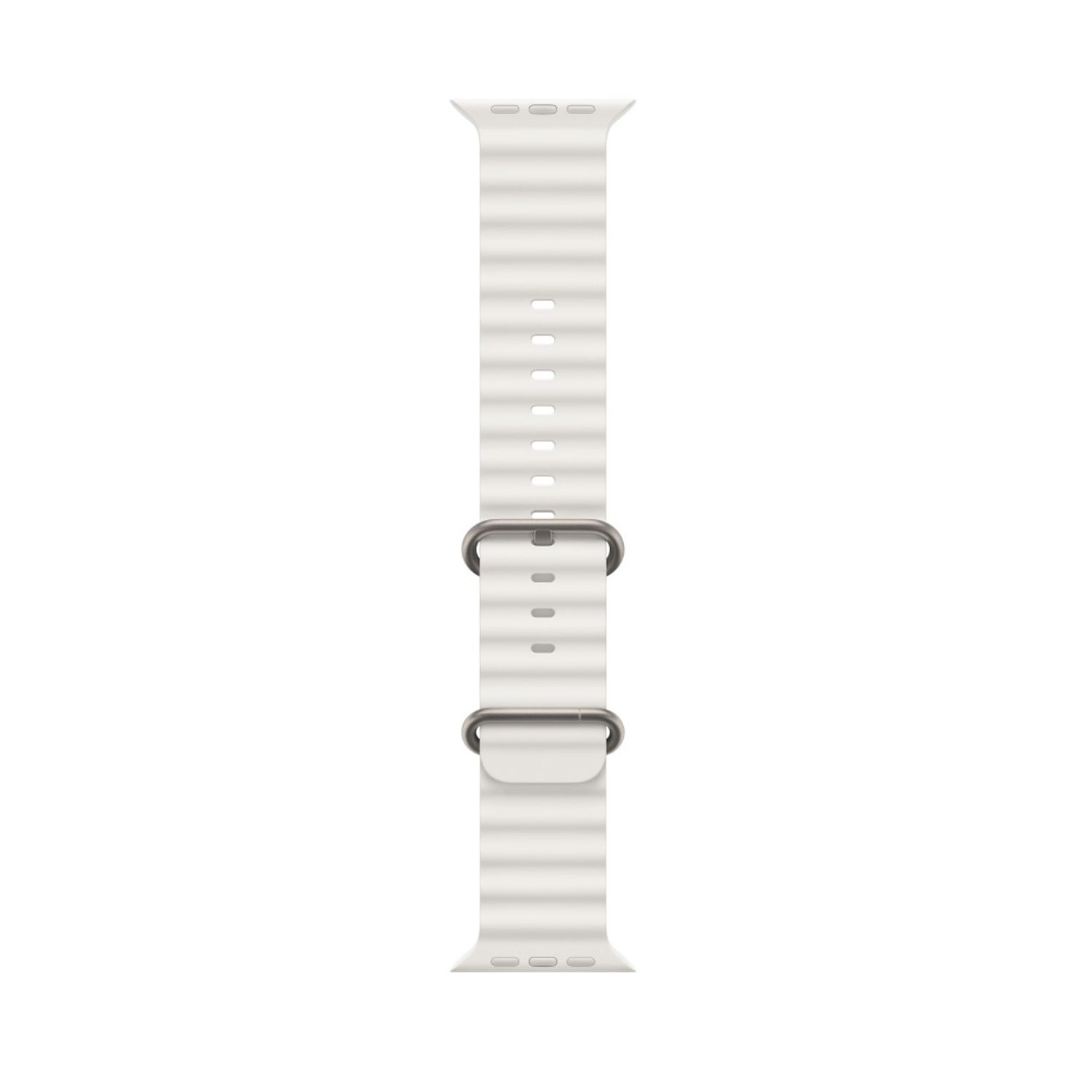 KÖNIG DESIGN Uhrenarmband Nylon, Ersatzarmband, Ultra 49 Weiß Watch Apple, mm